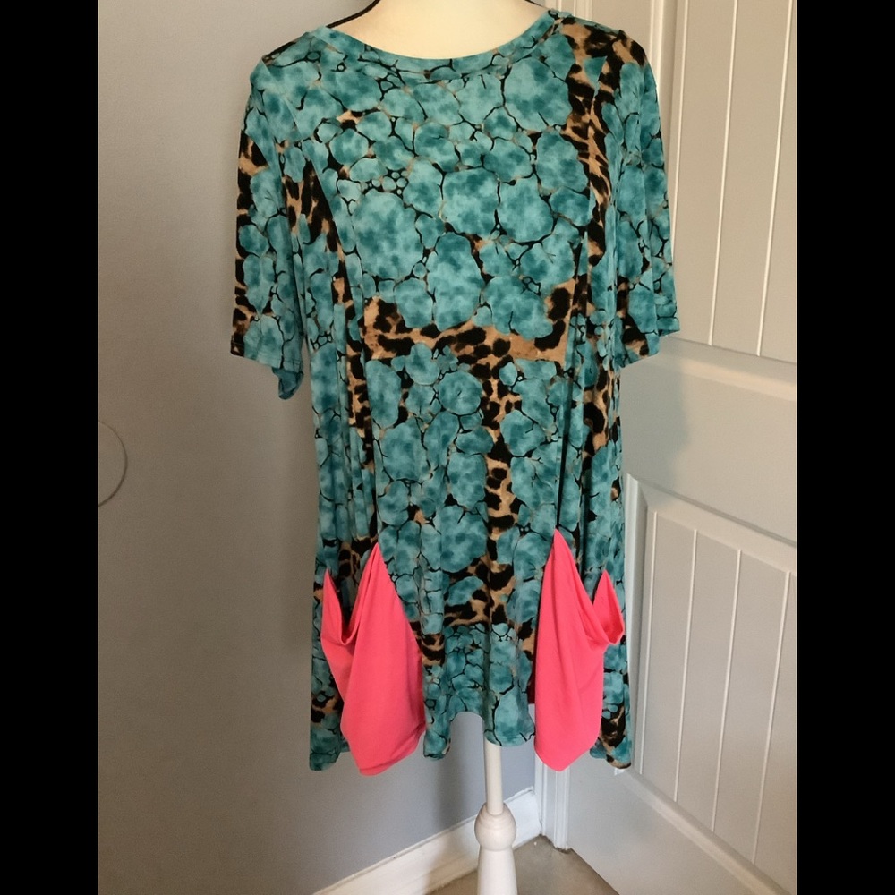 L&B Animal Print Tunic Dress